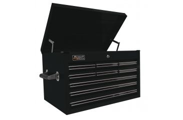 Image of Homak 27in Professional Extended Top Chest w/ 9 Drawers, Black BK02027901
