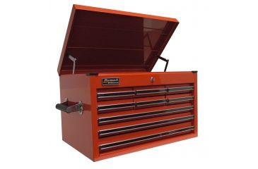 Image of Homak 27in Professional Extended Top Chest w/ 9 Drawers, Red RD02027901