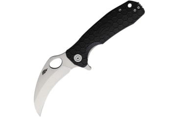 Image of Honey Badger Knives Claw Linerlock Folding Knife, 3" satin finish D2 tool steel blade, Black textured GRN handle, HB1115