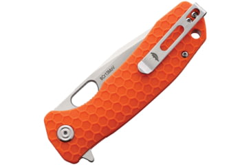 Image of Honey Badger Knives Large Linerlock Tanto Orange