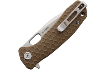 Image of Honey Badger Knives Medium Linerlock Tanto Tan