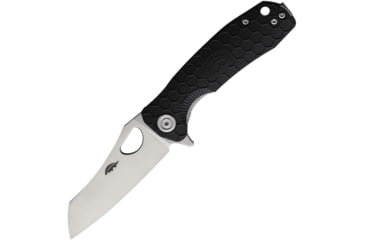 Image of Honey Badger Knives Warncleaver Linerlock Folding Knife, 2.75 satin finish 8Cr13MoV stainless blade, Black textured GRN handle, HB1045
