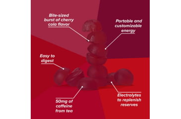 Image of Honey Stinger Caffeinated Chews, Cherry Cola, 1.8 oz Bag, 78312