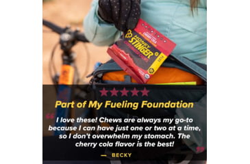 Image of Honey Stinger Caffeinated Chews, Cherry Cola, 1.8 oz Bag, 78312