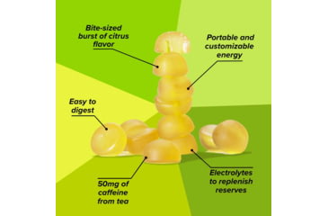 Image of Honey Stinger Caffeinated Chews, Stingerita Lime, 1.8 oz Bag, 78412