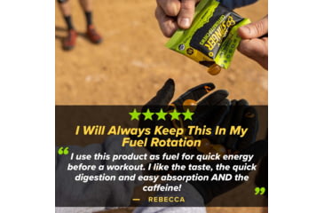 Image of Honey Stinger Caffeinated Chews, Stingerita Lime, 1.8 oz Bag, 78412