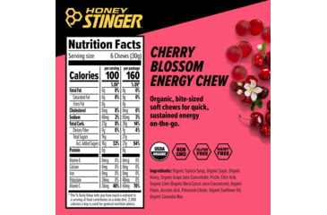 Image of Honey Stinger Energy Chews, Cherry Blossom, 1.8oz Bag, 72119