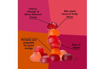 Image of Honey Stinger Energy Chews, Fruit Smoothie/Cherry/Orange/Berry, 1.8oz Bag, 72019
