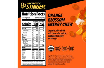 Image of Honey Stinger Energy Chews, Orange Blossom, 1.8oz Bag, 72319