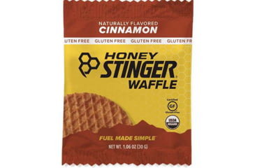 Image of Honey Stinger Gluten Free Organic Waffle, Cinnamon, 1 oz Pack, 76212