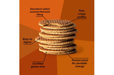 Image of Honey Stinger Gluten Free Organic Waffle, Salted Caramel, 1 oz Pack, 76012
