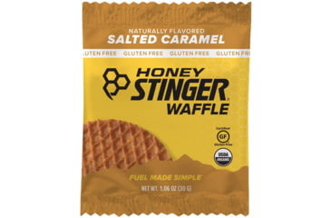 Image of Honey Stinger Gluten Free Organic Waffle, Salted Caramel, 1 oz Pack, 76012