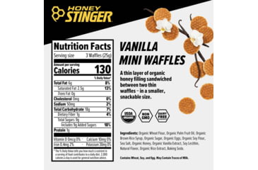 Image of Honey Stinger Mini Waffle Bag, Vanilla, 5.3 oz, 83218