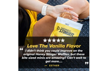 Image of Honey Stinger Mini Waffle Bag, Vanilla, 5.3 oz, 83218