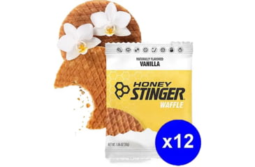 Image of Honey Stinger Vanilla Waffle - 1 oz Pack/12 Count Box, 12 Pack