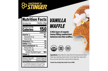 Image of Honey Stinger Vanilla Waffle, 1 oz Pack, 74112