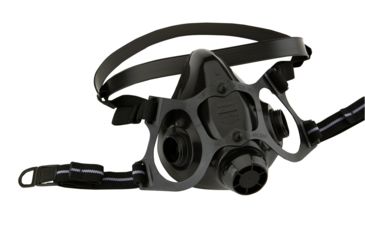 Image of Honeywell 7700 Series Silicone Half Mask, Black, Large 770030L