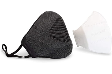 Image of Honeywell Dual Layer Face Cover with 8 Replaceable Filters, Dark Gray, RWS-50111