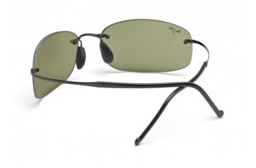 Image of Maui Jim Honolua Bay Sunglasses w/ Gloss Black Frame and Maui HT Lenses - HT516-02, Back View