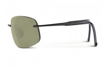 Image of Maui Jim Honolua Bay Sunglasses w/ Gloss Black Frame and Maui HT Lenses - HT516-02, Side View
