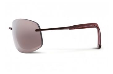 Image of Maui Jim Honolua Bay Sunglasses w/ Burgundy Frame and Maui Rose Lenses - R516-07, Side View