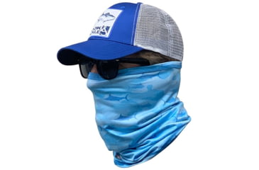 Image of Hook &amp; Tackle Blue Marlin Camo Gaiter, M015828-600-1 SIZE