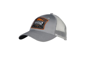 Image of Hook &amp; Tackle Bull Dolphin Shield Fishing Trucker Hat, M015129-600-1 SIZE