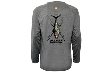 Image of Hook &amp; Tackle Mens Camo Tuna L/S UV Fishing Shirt, M013988L-001-XL