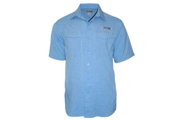 Image of Hook &amp; Tackle Mens Captiva Island S/S UV Vented Fishing Shirt, M01061S-208-XL