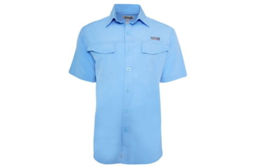 Image of Hook &amp; Tackle Mens Coastline S/S UV Vented Fishing Shirt, M01008S-405-S