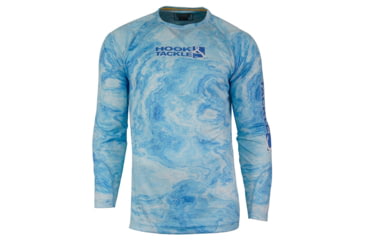 Image of Hook &amp; Tackle Youth Currents UV Fishing Shirt 8-20, C0135013L-235-S