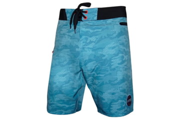 Image of Hook &amp; Tackle Mens Geo Camo Stretch Fishing Boardshort, M016097-426-40