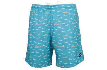 Image of Hook &amp; Tackle Mens Marlin Boat Fishing Swim Trunk, M016170-405-M