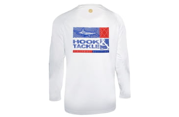 Image of Hook &amp; Tackle Mens Marlin Groove L/S UV Fishing Shirt, M013972L-290-2XL