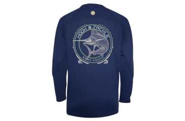 Image of Hook &amp; Tackle Mens Marlin Wired L/S UV Fishing Shirt, M013006L-290-2XL