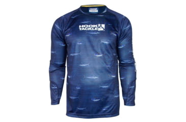Image of Hook &amp; Tackle Mens Offshore Fish L/S UV Fishing Shirt, M013980L-425-2XL