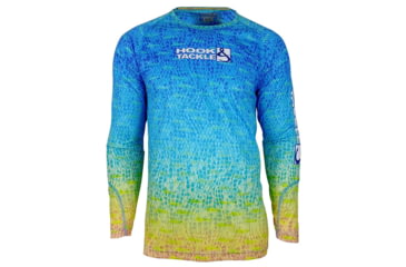Image of Hook &amp; Tackle Mens Scaly Fins L/S UV Fishing Shirt, M0135009L-240-S