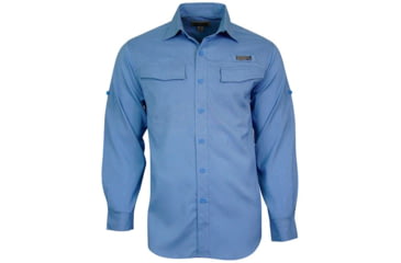 Image of Hook &amp; Tackle Mens Troller L/S UV Vented Fishing Shirt, M01062L-999-2XL