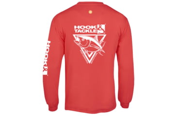 Image of Hook &amp; Tackle Mens Tuna Triangle L/S UV Fishing T-Shirt, M013990L-530-XL