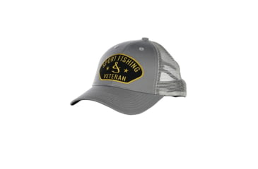 Image of Hook &amp; Tackle Sport Fishing Veteran Fishing Trucker Hat, M015119-600-1 SIZE
