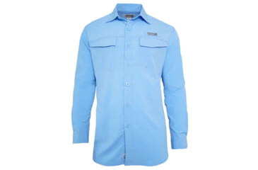Image of Hook &amp; Tackle Womens Coastline L/S UV Vented Fishing Shirt, W01008L-001-L