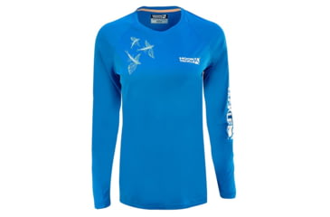 Image of Hook &amp; Tackle Womens Flying Fish L/S UV Fishing Shirt, W013015-251-M