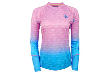 Image of Hook &amp; Tackle Womens Gamefish L/S UV Fishing Shirt, W01331L-900-L