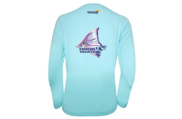 Image of Hook &amp; Tackle Womens Redfish Tail L/S UV Fishing Shirt, W013014-001-S