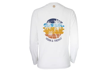 Image of Hook &amp; Tackle Womens Swaying Palms L/S UV Fishing Shirt, W01335L-425-XS
