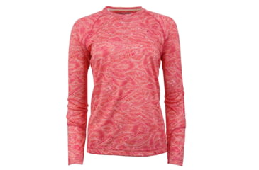 Image of Hook &amp; Tackle Womens Swells L/S UV Fishing Shirt, W01334L-225-M