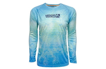 Image of Hook &amp; Tackle Youth Scaly UV Fishing Shirt 8-20, C013926-406-M