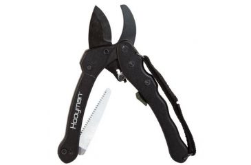 Image of Hooyman Saws Ratchet Pruner w/Detachable High Carbon Steel Saw Blade,Aluminum Black 655229