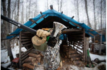 Image of Hooyman Splitting Maul Axe, 8lbs, 36in, Black/Green, 1112248