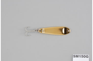 Image of Hopkins Shorty Smoothie Spoon w/Plain Treble, Gold Plain, 1 1/2oz, 3 1/2in, SM150G